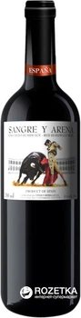 Вино Sangre y Arena Tinto semidulce красное полусладкое 0.75 л (8429531003120)