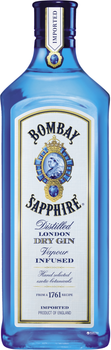 Джин Bombay Sapphire 0.5 л 47% (5010677713009)