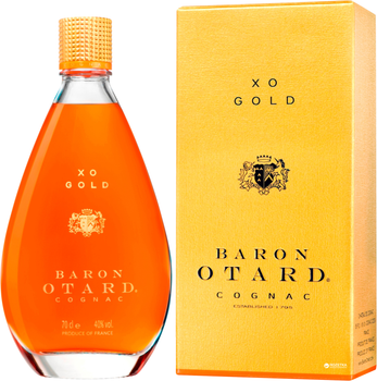 Коньяк Baron Otard XO Gold от 10 лет выдержки 0.7 л 40% в подарочной упаковке (3253781250028)
