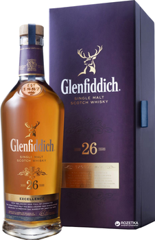 Віскі Glenfiddich Excellence 26 років витримки 0.7 л 43% (5010327045214)