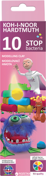 Пластилін Koh-i-Noor Stop bacteria 10 кольорів 200 г (131810)
