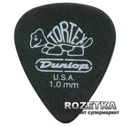 Медиаторы Dunlop 488P1.0 Tortex Pitch Black Player's Pack 1 мм (12 шт.)