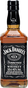 Теннесси Виски Jack Daniel's Old No.7 0.5 л 40% (5099873046067_5099873001592)