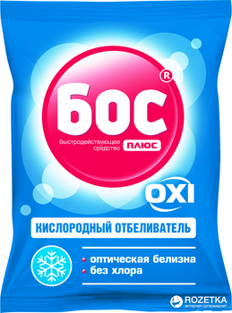 Відбілювач кисневий для білих тканин БОС плюс Oxi 1000 г (4823015909207)