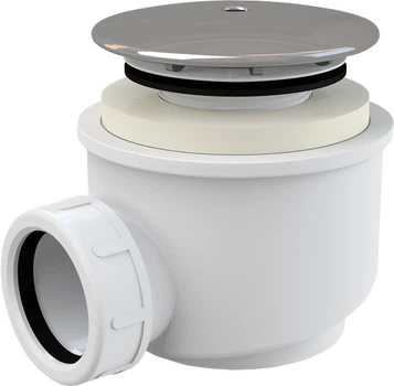 Сифон для душового піддону ALCA PLAST A47CR-50 (8594045934014)
