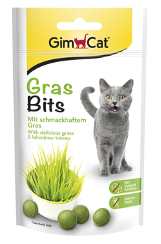 Лакомство для кошек Gimborn GrasBits витаминизированные таблетки с травой 40 г (4002064417271/4002064417653)