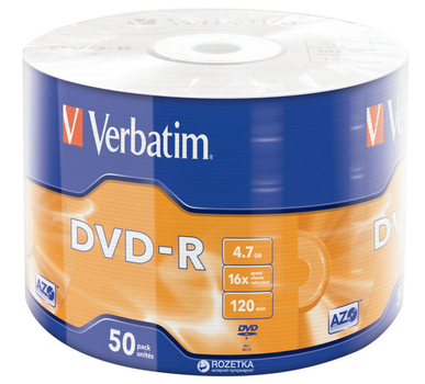 DVD vierge 50PCS 16X DVD-R 4.7Gb 120MIN ARITA