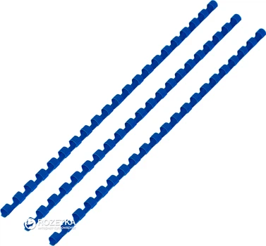 Пластикові пружини Agent A4 d 6 мм 100 шт Сині (8888821060036)