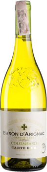Вино Baron d'Arignac Colombard біле сухе 0.75 л (3263286342609)