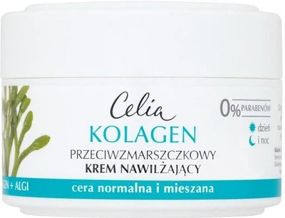 Krem nawilżający do twarzy Celia Collagen do skóry normalnej i mieszanej 50 ml (5900525054036)