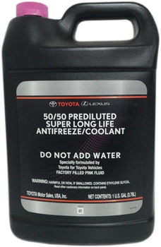 Антифриз Toyota Super Long Life Antifreeze Pre-Diluted 3.78 л (00272-SLLC2)