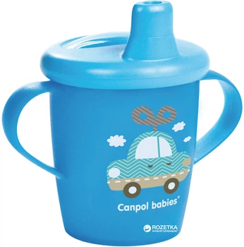 Кружка-непроливайка Canpol Babies 250 мл Голубая (31/200_blu)