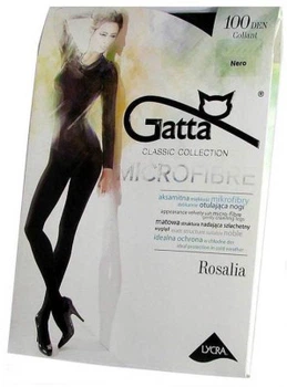 Колготи 100 Den жіночі теплі Gatta Rosalia 3 р Чорні (5900042050009)