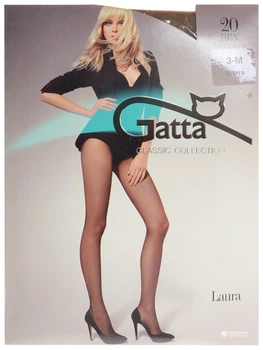 Колготы 20 Den женские Gatta Laura 4 р Бежевые (5900042048389)