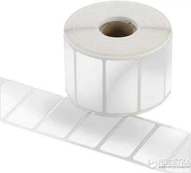 Термоетикетка Tama 58 x 40 мм 1000 етикеток прямокутна 5 шт White (11397)