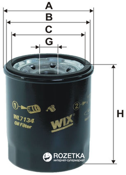 Фильтр масляный WIX Filters WL7134 - FN OP575 (WL7134)