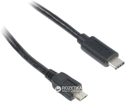 Кабель Cablexpert Премиум USB 2.0 Micro BM - USB type C 1 м (CCP-USB2-mBMCM-1M)