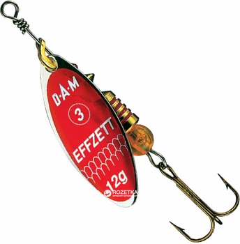 Блесна DAM Effzett Predator Red-Glitter 12 г (5126212)