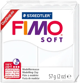 Пластика Fimo Soft Біла 57 г (4006608809393)