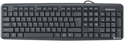 Клавиатура проводная Defender Element HB-520 PS/2 ENG/RUS Black (45520)