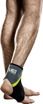 Бандаж на гомілку Select Ankle Support 6100 XL Чорно-сірий 1 шт (5703543560042)