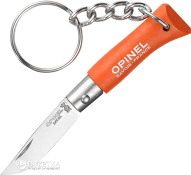 Туристический нож Opinel 2VRI Брелок Orange (2046399)