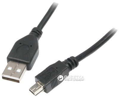 Кабель Maxxter USB 2.0 AM - miniUSB 5P 1.8 м (U-AM5P-6)
