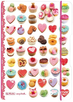 Блокнот Herlitz My Book Flex Recipes A5 в клітинку 40 аркушів