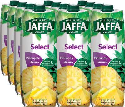 Упаковка нектара Jaffa Ананасовый 0.95 л х 12 шт (4820003684849_4820003680254)