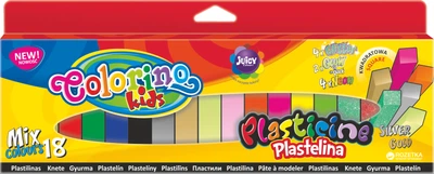 Пластилин Colorino Mix 18 цветов 300 г (57424PTR)