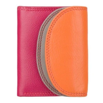 Кожаный женский кошелёк Visconti RB126 Zanzibar (Orange Multi)