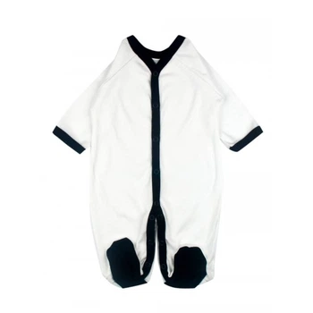 Человечек белый с черной окантовкой MISHKA 1207 Размер 86