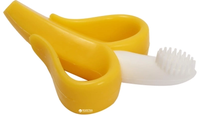 Прорезыватель-щётка для зубов Lindo DK01 силиконовый Банан (4890211000014)
