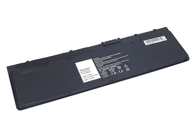 Аккумуляторная батарея для ноутбука Dell KWFFN Latitude E7240 11.1V Black 2800mAh OEM