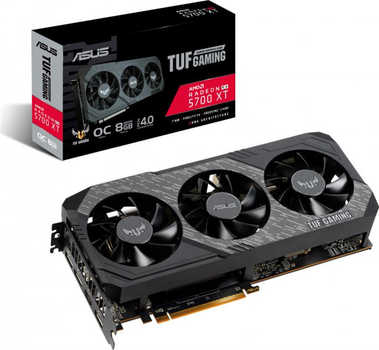 Видеокарта AMD Radeon RX 5700 XT 8GB GDDR6 TUF Gaming X3 OC Asus (TUF 3-RX5700XT-O8G-GAMING)
