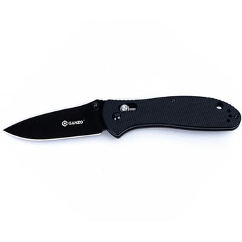 Нож Ganzo G7393 черный (G7393-BK)