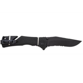 Нож SOG Trident Elite Black Blade Serrated (TF106-BX)