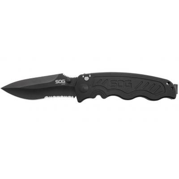 Нож SOG Zoom Black Blade Serrated (ZM1016-BX)