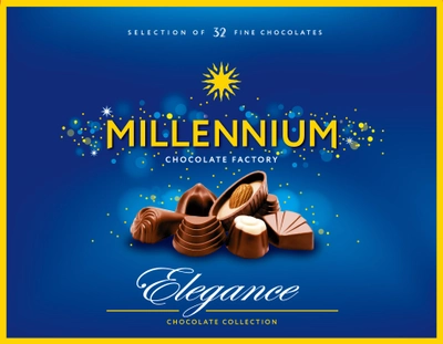 Цукерки Millennium Асорті Elegance в молочному шоколаді 285 г (4820075500856)