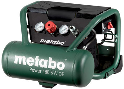 Компрессор воздушный безмаслянный Metabo Power 180-5 W OF 5 л (601531000)