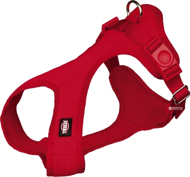 Шлея Trixie 16243 Soft мягкая XXS-XS 25-35 см 15 мм Красная (4047974162439)