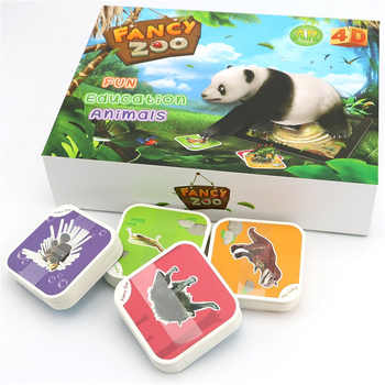 Обучающие карточки виртуальной реальности AR CARD FANCY ZOO