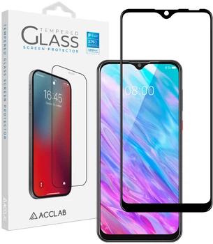 Защитное стекло для смартфона ZTE Blade 20 ACCLAB 9H Black (1283126508905)