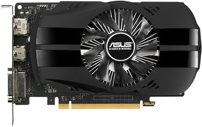 Видеокарта Asus PCI-Ex GeForce GTX 1050 Ti Phoenix 4GB GDDR5 (128bit) (1290/7008) (DVI, HDMI, DisplayPort) (PH-GTX1050TI-4G)