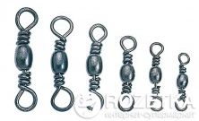 Вертлюг MiniMax Barrel Swivel №8 20 кг 10 шт. (YM-1707-8)