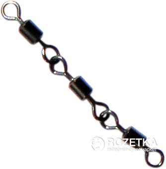 Вертлюг потрійний MiniMax 3 rolling swivels №12 9 кг 10 шт. (YM-1023-12)