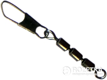 Вертлюг потрійний MiniMax High Speed ​​treble with safety shap №8 із клямкою 5 кг 10 шт. (YM-3050-8)