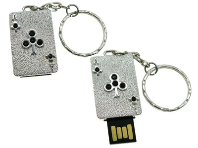 Uniq ТУЗ ТРЕФОВЫЙ серебро 8кам. 14гр. Водонепр. 16GB (16C14850U2)