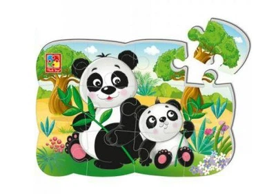 Магнитные пазлы Vladi Toys "Панды" (12 элементов) VT3205-63