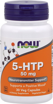 Аминокислота Now Foods 5-HTP Гидрокситриптофан 50мг